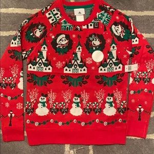 Disney Christmas Mickey Sweater Lights Up Small